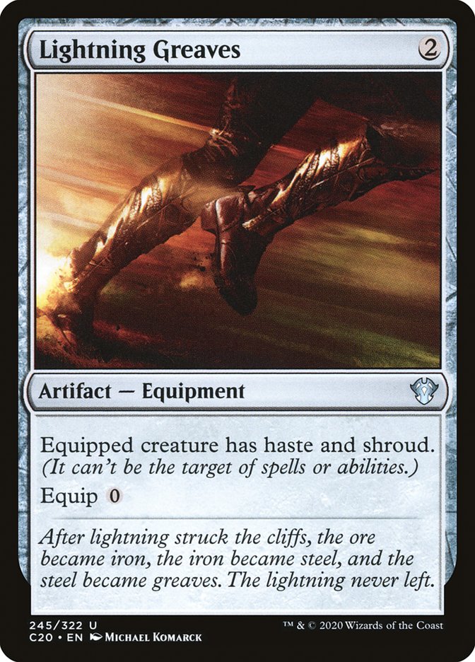 Lightning Greaves [Commander 2020] | GnG Games