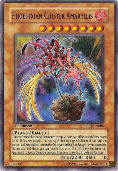 Phoenixian Cluster Amaryllis [RGBT-EN006] Super Rare | GnG Games