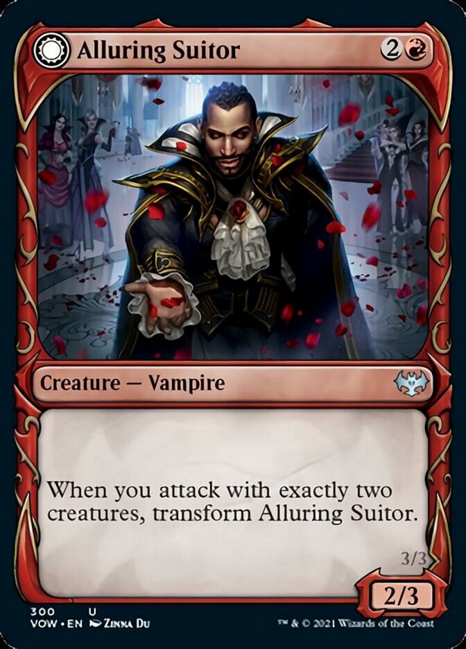 Alluring Suitor // Deadly Dancer (Showcase Fang Frame) [Innistrad: Crimson Vow] | GnG Games