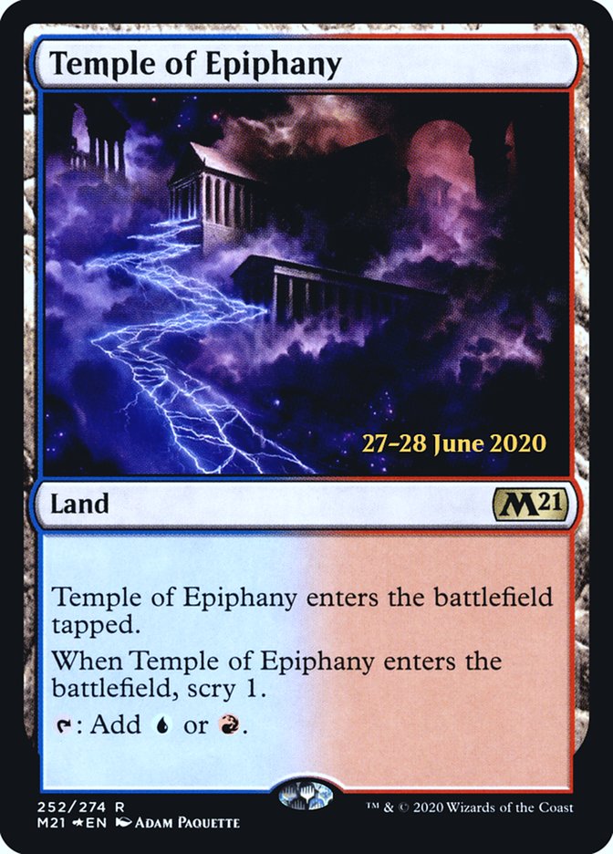 Temple of Epiphany  [Core Set 2021 Prerelease Promos] | GnG Games