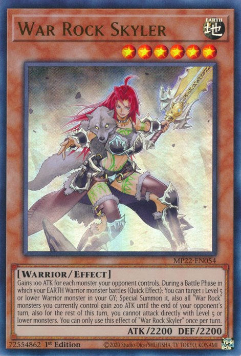 War Rock Skyler [MP22-EN054] Ultra Rare | GnG Games