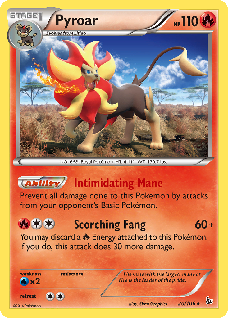 Pyroar (20/106) [XY: Flashfire] | GnG Games