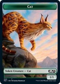 Cat (020) // Dog Double-sided Token [Core Set 2021 Tokens] | GnG Games