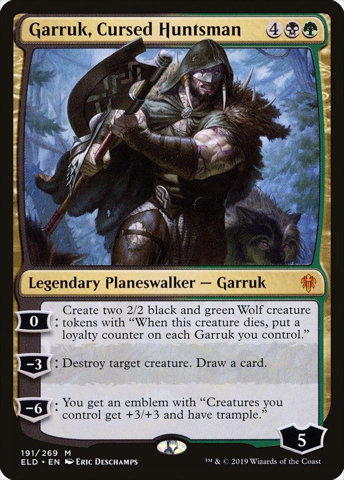 Garruk, Cursed Huntsman [Throne of Eldraine] | GnG Games