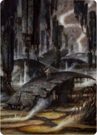 Grimclimb Pathway Art Card [Zendikar Rising Art Series] | GnG Games