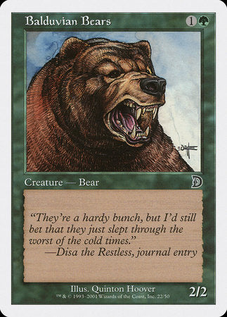 Balduvian Bears [Deckmasters] | GnG Games