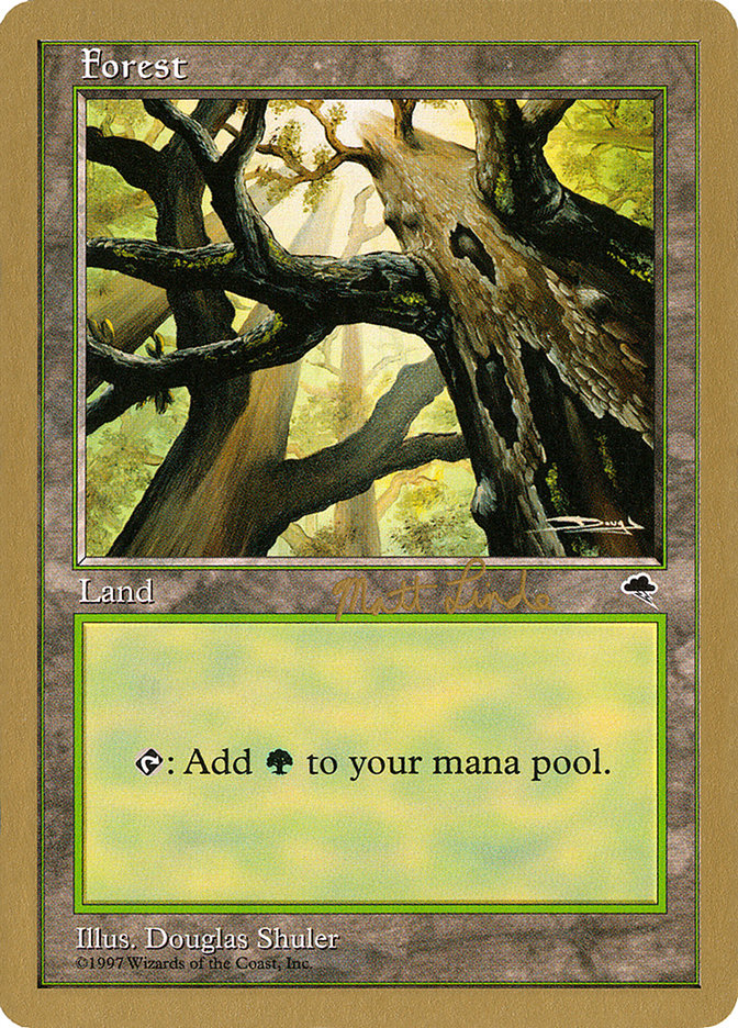 Forest (ml347a) (Matt Linde) [World Championship Decks 1999] | GnG Games