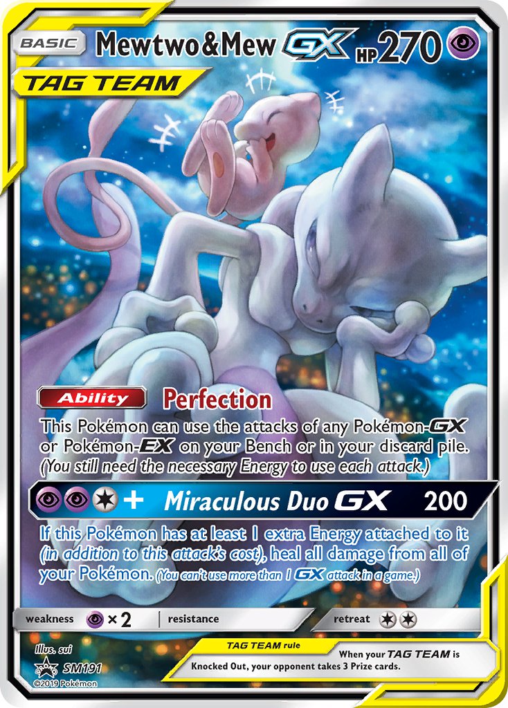 Mewtwo & Mew GX (SM191) [Sun & Moon: Black Star Promos] | GnG Games