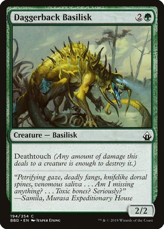 Daggerback Basilisk [Battlebond] | GnG Games