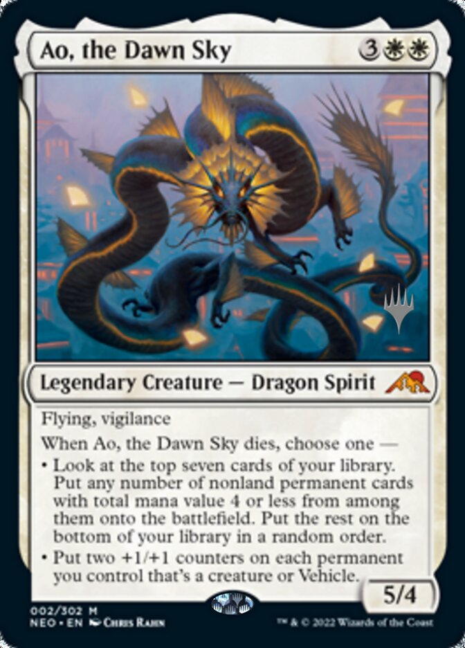 Ao, the Dawn Sky (Promo Pack) [Kamigawa: Neon Dynasty Promos] | GnG Games