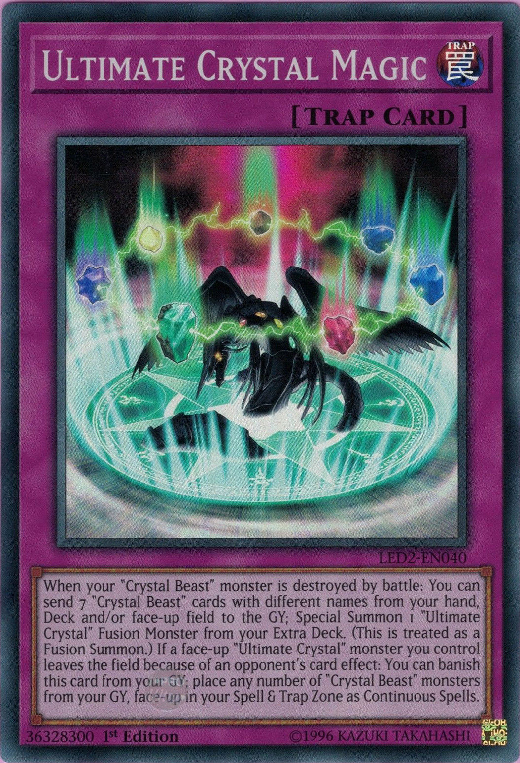 Ultimate Crystal Magic [LED2-EN040] Super Rare | GnG Games