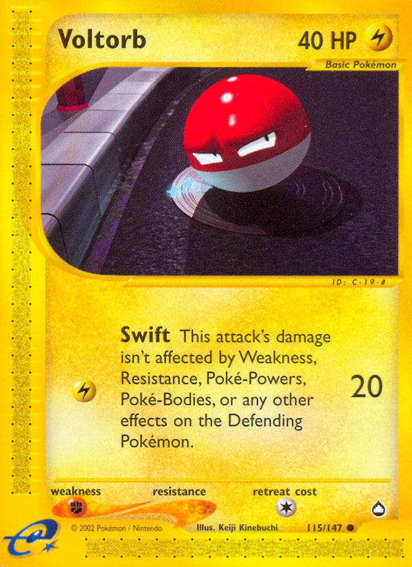 Voltorb (115/147) [Aquapolis] | GnG Games