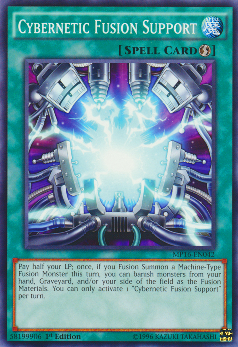 Cybernetic Fusion Support [MP16-EN042] Common | GnG Games