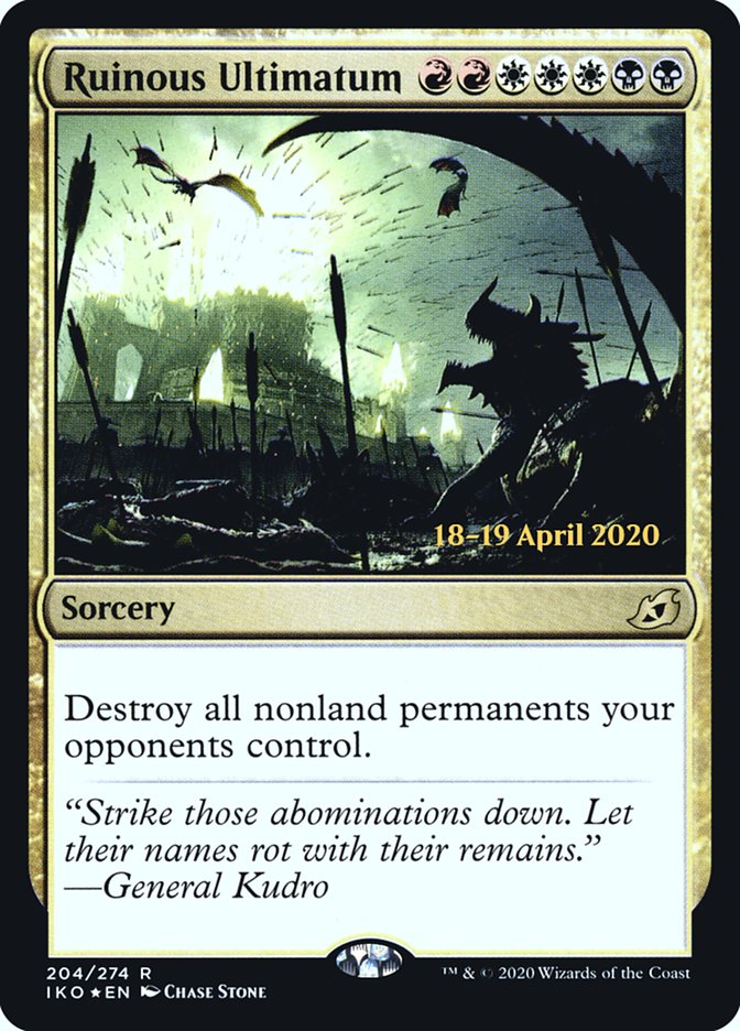 Ruinous Ultimatum  [Ikoria: Lair of Behemoths Prerelease Promos] | GnG Games