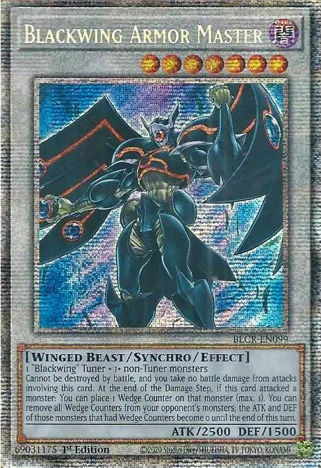 Blackwing Armor Master [BLCR-EN099] Starlight Rare | GnG Games