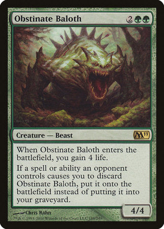 Obstinate Baloth [Magic 2011] | GnG Games