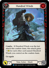 Hundred Winds (Red) [EVR041] (Everfest)  1st Edition Rainbow Foil | GnG Games