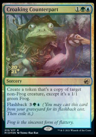 Croaking Counterpart [Innistrad: Midnight Hunt Prerelease Promos] | GnG Games