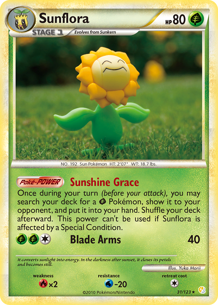 Sunflora (31/123) [HeartGold & SoulSilver: Base Set] | GnG Games