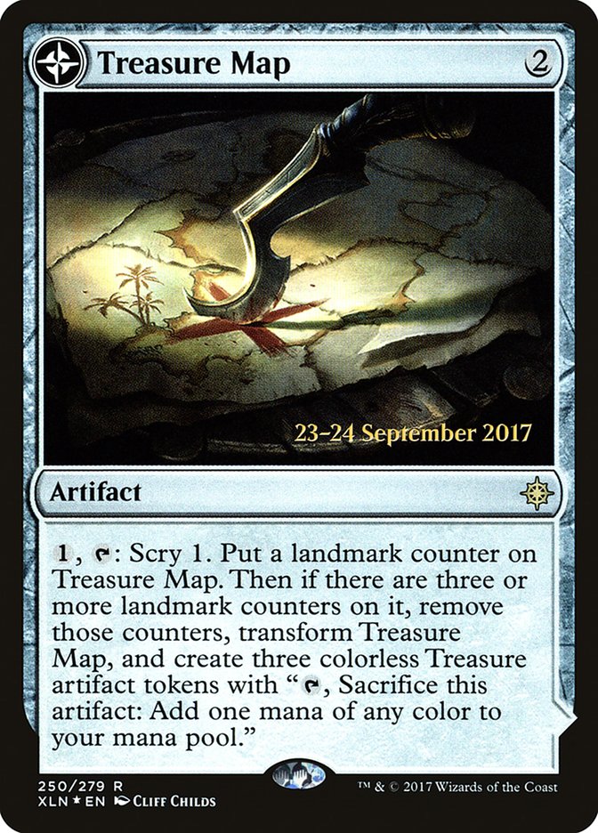 Treasure Map // Treasure Cove  [Ixalan Prerelease Promos] | GnG Games