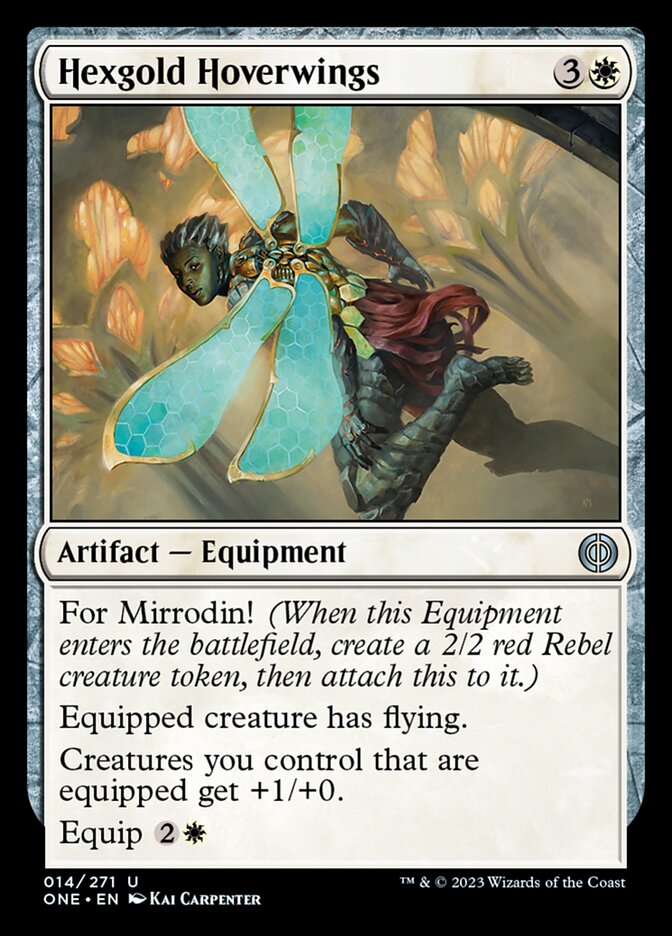 Hexgold Hoverwings [Phyrexia: All Will Be One] | GnG Games