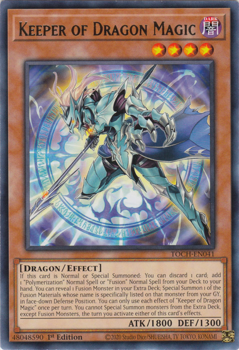 Keeper of Dragon Magic [TOCH-EN041] Rare | GnG Games