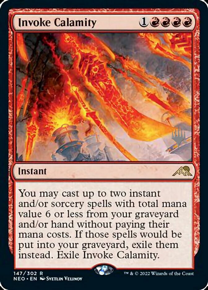 Invoke Calamity (Promo Pack) [Kamigawa: Neon Dynasty Promos] | GnG Games