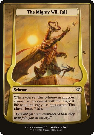 The Mighty Will Fall (Archenemy: Nicol Bolas) [Archenemy: Nicol Bolas Schemes] | GnG Games