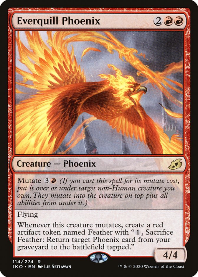 Everquill Phoenix (Promo Pack) [Ikoria: Lair of Behemoths Promos] | GnG Games