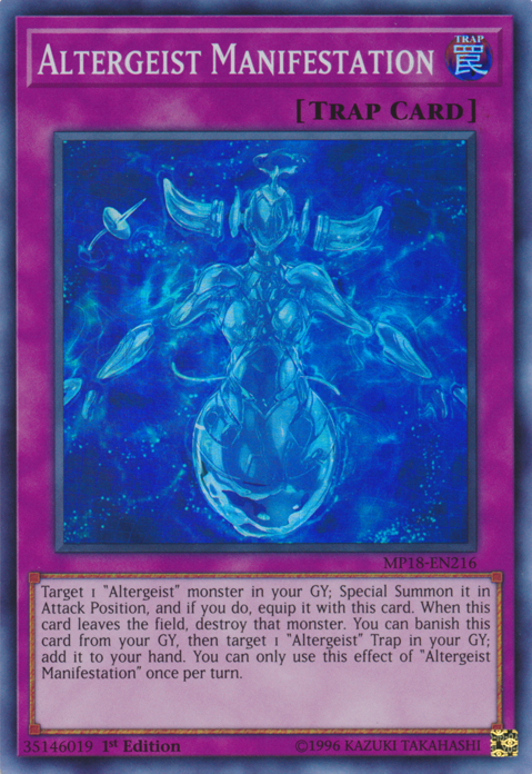 Altergeist Manifestation [MP18-EN216] Super Rare | GnG Games