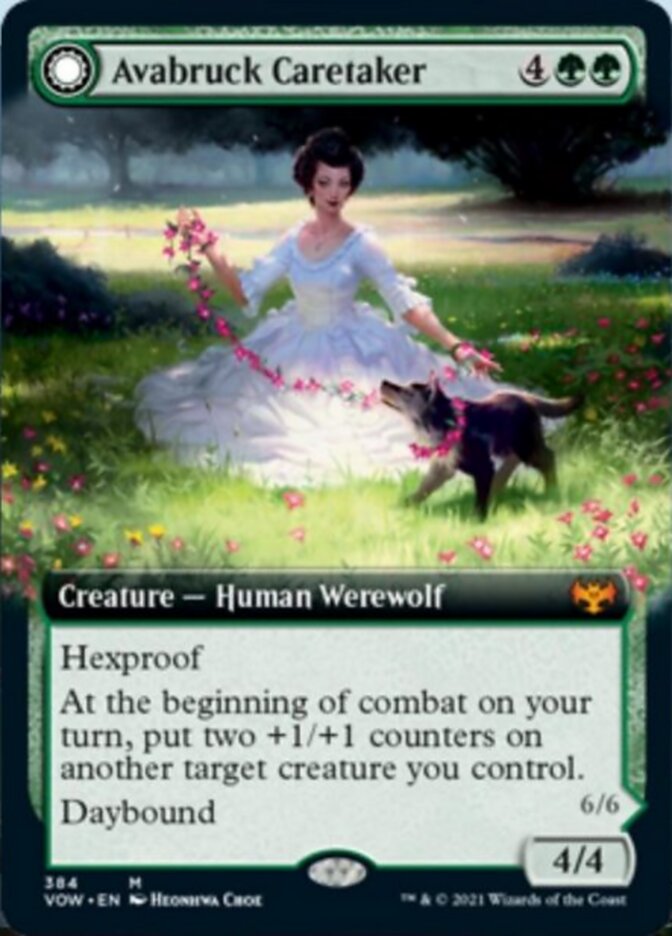 Avabruck Caretaker // Hollowhenge Huntmaster (Extended) [Innistrad: Crimson Vow] | GnG Games