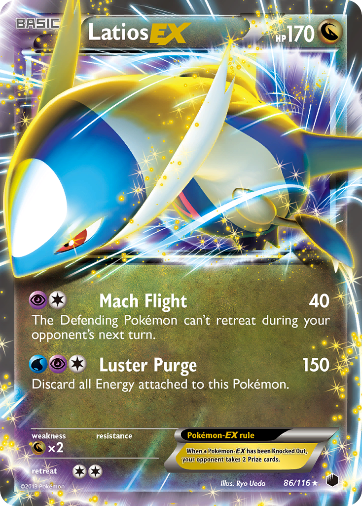 Latios EX (86/116) [Black & White: Plasma Freeze] | GnG Games