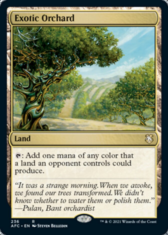 Exotic Orchard [Dungeons & Dragons: Adventures in the Forgotten Realms Commander] | GnG Games