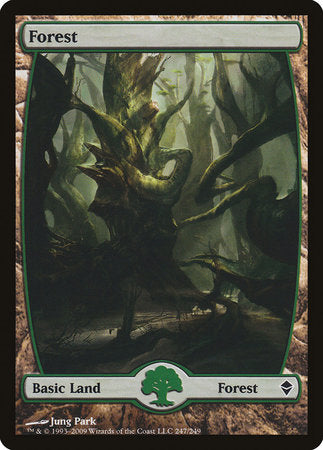 Forest (247) - Full Art [Zendikar] | GnG Games