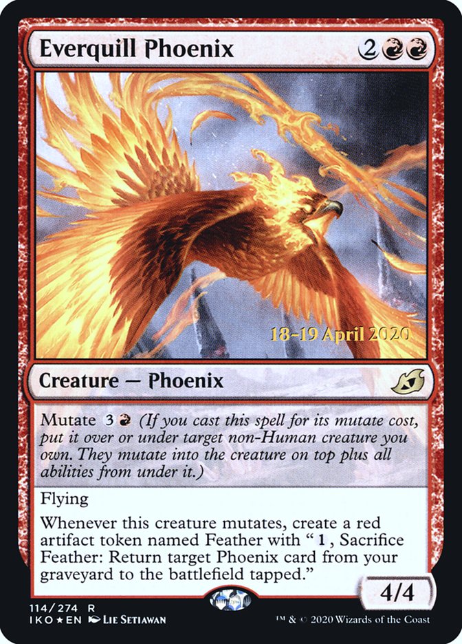 Everquill Phoenix  [Ikoria: Lair of Behemoths Prerelease Promos] | GnG Games