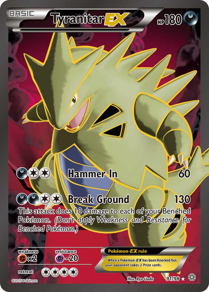 Tyranitar EX (91/98) [XY: Ancient Origins] | GnG Games