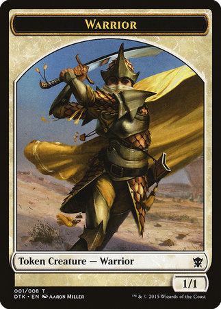 Warrior Token [Dragons of Tarkir Tokens] | GnG Games