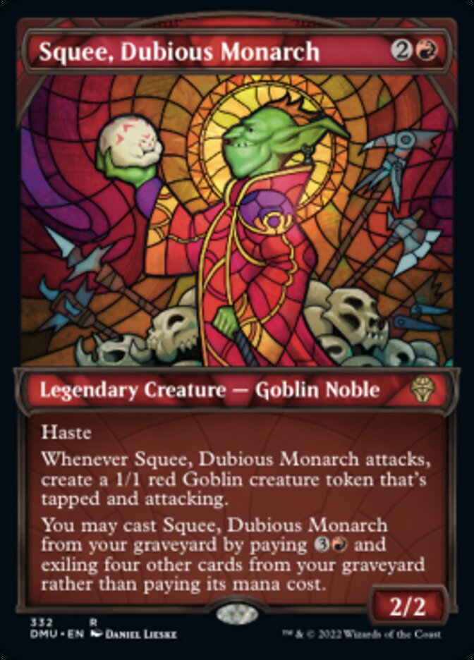 Squee, Dubious Monarch (Showcase Textured) [Dominaria United] | GnG Games