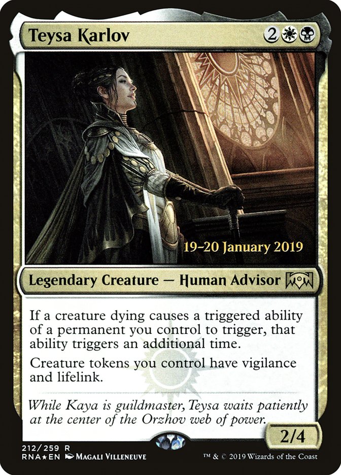 Teysa Karlov [Ravnica Allegiance Prerelease Promos] | GnG Games