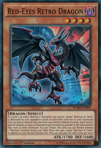 Red-Eyes Retro Dragon [BOSH-EN095] Super Rare | GnG Games