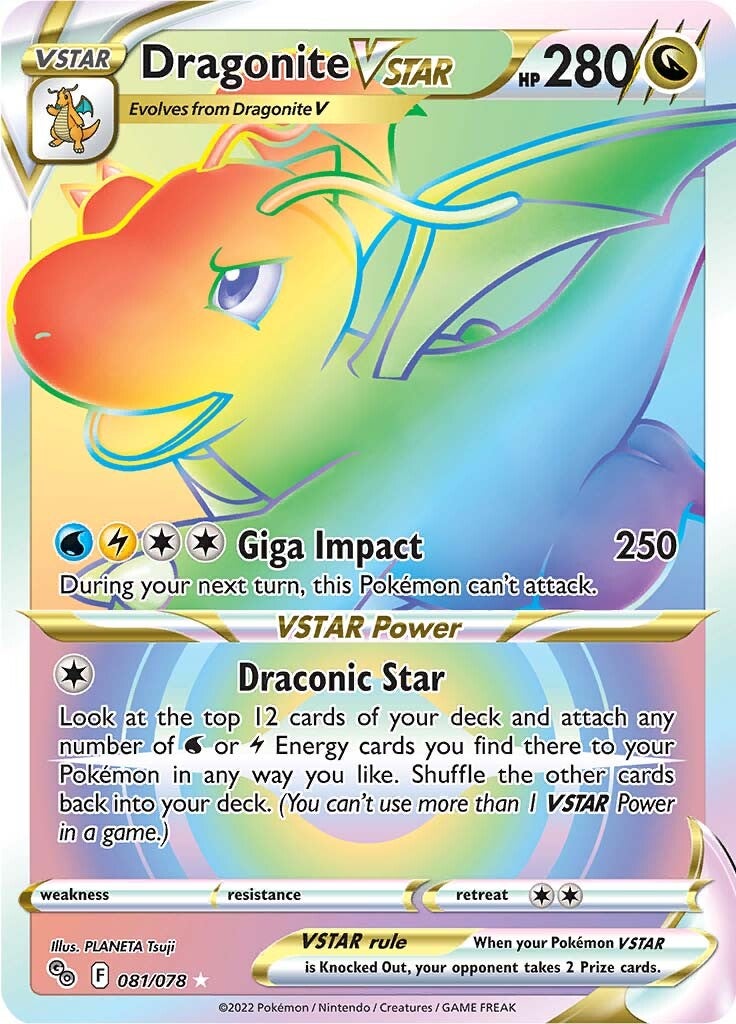 Dragonite VSTAR (081/078) [Pokémon GO] | GnG Games