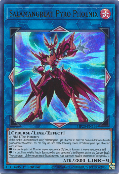 Salamangreat Pyro Phoenix [MP20-EN169] Ultra Rare | GnG Games