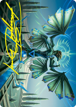 Tanazir Quandrix Art Card (Gold-Stamped Signature) [Strixhaven: School of Mages Art Series] | GnG Games