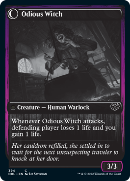 Ragged Recluse // Odious Witch [Innistrad: Double Feature] | GnG Games