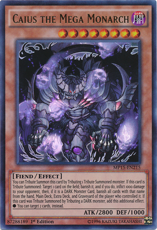 Caius the Mega Monarch [MP15-EN215] Ultra Rare | GnG Games