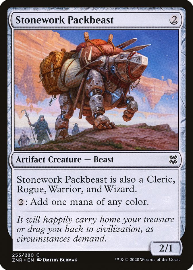 Stonework Packbeast [Zendikar Rising] | GnG Games