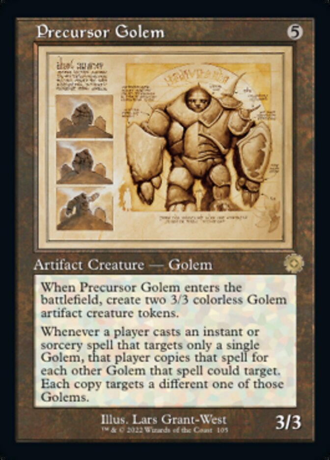 Precursor Golem (Retro Schematic) [The Brothers' War Retro Artifacts] | GnG Games