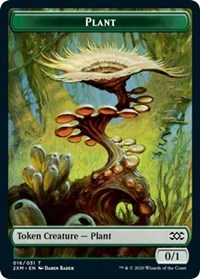 Plant // Saproling Double-sided Token [Double Masters Tokens] | GnG Games