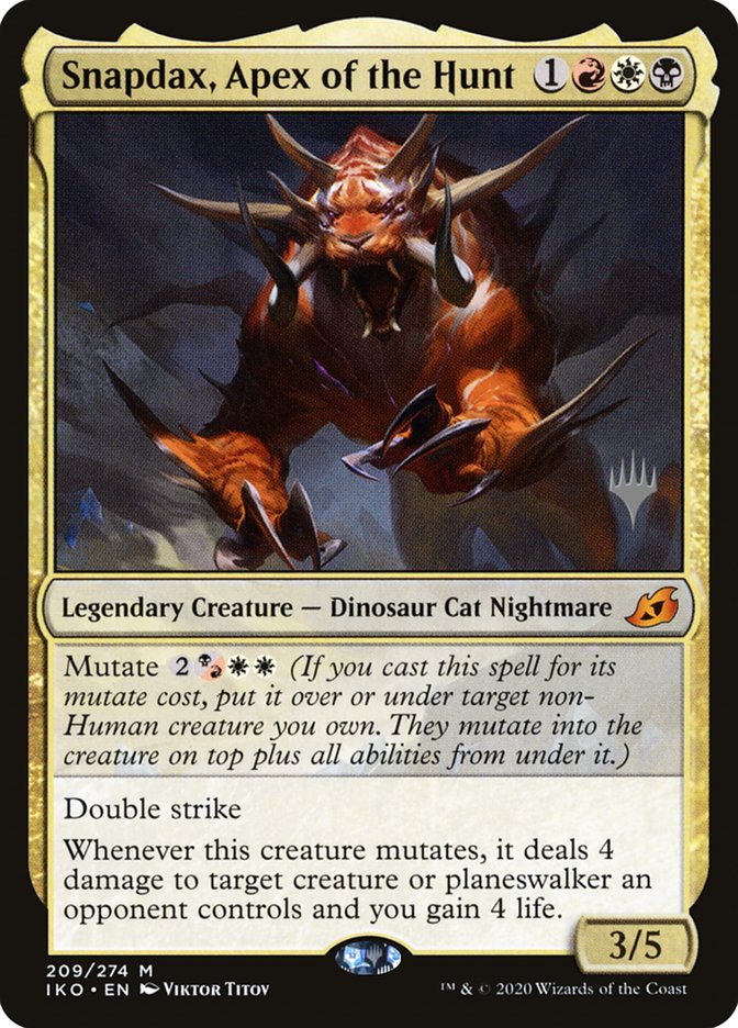 Snapdax, Apex of the Hunt (Promo Pack) [Ikoria: Lair of Behemoths Promos] | GnG Games