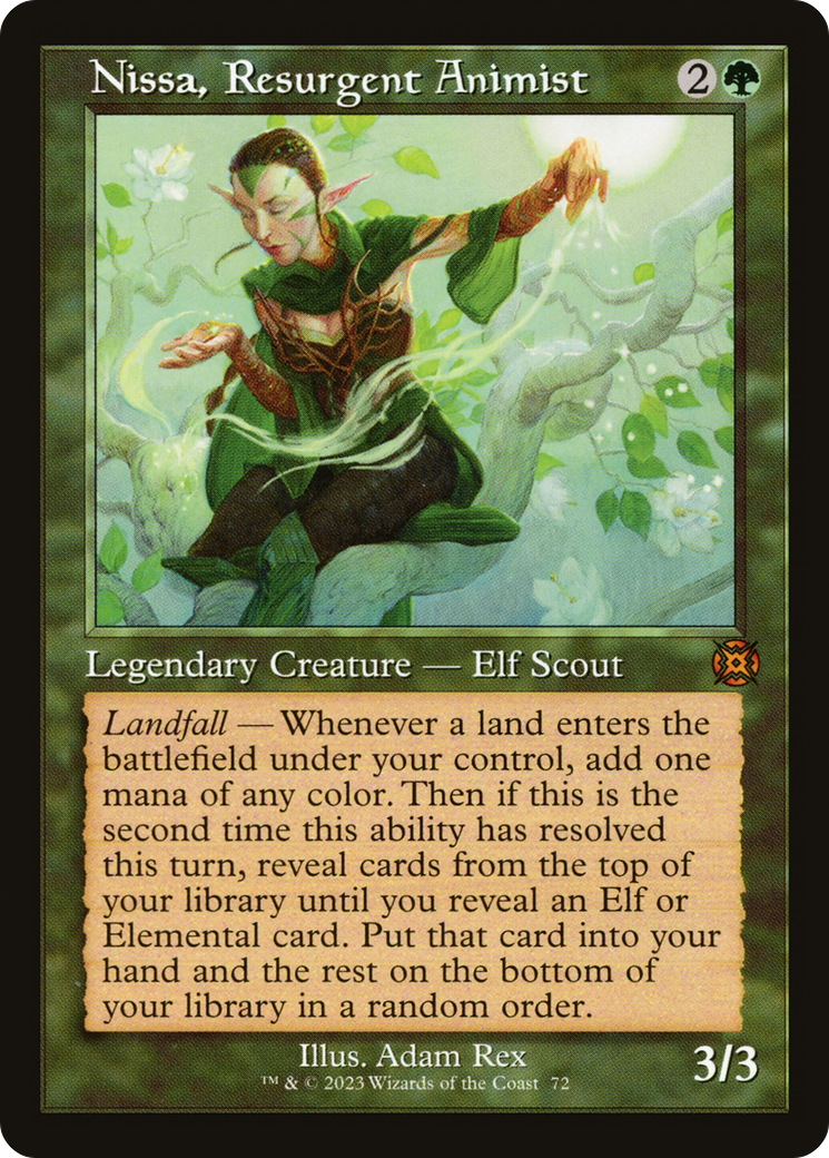 Nissa, Resurgent Animist (Retro) [March of the Machine: The Aftermath] | GnG Games